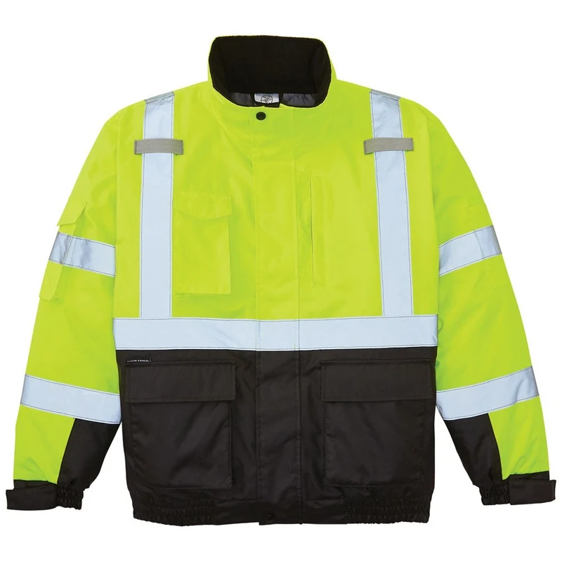 Veste d'hiver haute visibilit - Veste aviateur d'hiver haute visibilit Klein Tools